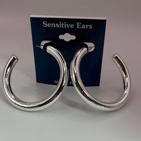 Open Hoop Earrings - Picture 1 of 4